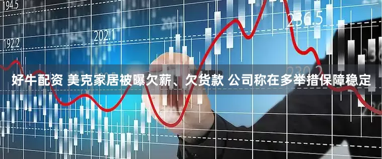 好牛配资 美克家居被曝欠薪、欠货款 公司称在多举措保障稳定